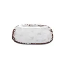 image of GET SCS-6-FM French Mill™ Square Bread & Side Dish Plate, 6" Beige Melamine, BPA‑Free, NSF - 1 Dozen