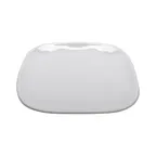 image of GET SCS-9-AM-W Arctic Mill™ Dinner Plate, 9-1/2" x 9-1/2" Square, White Melamine - 1 Dozen