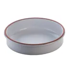 image of GET SH0112W Cheforward Cazuela Casserole, 6.7 oz, 4" Dia., Round White Terra‑Cotta, Dishwasher‑Safe
