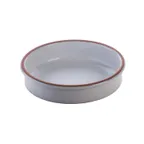 image of GET SH0120W Cheforward Graupera Cazuela, 33.8 Oz., 7-7/8" dia., Terra-Cotta White, Dishwasher Safe