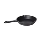 image of GET SK-20-ABK Heiss Skillet – 20oz (25oz Rim-Full), 7″ Dia, 1.26″ H, Black Cast Aluminum, Handles