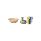 image of GET SP-M-812-T Plastic Bowl, 1.6 Qt (Rim Full), 8.75" Dia x 2.75" H, Tan Melamine - 1 Dozen