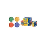 image of GET SP-NP-6-MIX Plate, 6-1/2" Round, Narrow Rim, Melamine, Assorted Mardi Gras Colors - 1 Dozen