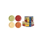 image of GET SP-NP-9-COMBO - Diamond Harvest Plate, 9" Round Narrow Rim Melamine, Assorted Colors, 1 Dozen