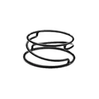 image of GET SSDR-RC Elite Global Solutions Display Stand, 10-1/8" & 9-1/8" dia. x 4-1/2"H, Round, Reversible, Black