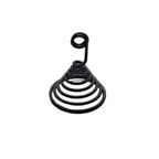 image of GET SSH3 Elite Global Sign Holder, 2-3/8" Dia. Base, 3"H, Spiral Design, Powder Coated, Black