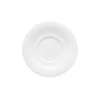 image of GET SU-3-DW - Diamond White Plastic Saucer, 5.5" Dia., Melamine, White, Break‑Resistant - Dozen