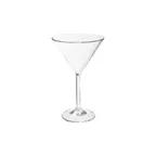 image of GET SW-1402-1-SAN-CL Martini Glass – 6 oz. Rim Full, 4-1/4" Dia. x 5-3/4" H, Clear SAN, NSF – 1 Dozen