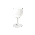 image of GET SW-1406-1-SAN-CL Clear Wine Glass, 6 Oz. (7.5 Oz. Rim Full), 3" Dia. X 5-1/2"H, SAN, 1 Dozen