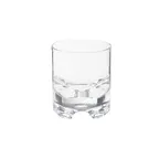 image of GET SW-1423-1-SAN-CL Roc N' Roll™ Rocks Glass, 9 Oz SAN, 3-5/16" Dia x 3-3/8" H - 1 Dozen