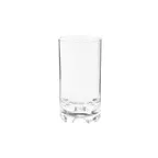 image of GET SW-1426-1-SAN-CL Roc N' Roll Beverage Glass, 14 oz, 3" Dia. x 5.5" H, SAN Plastic - Dozen