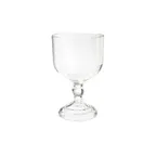 image of GET SW-1428-1-SAN-CL Schooner Goblet, 36 Oz Clear SAN Plastic, 5.25" Dia x 8" H, NSF - Dozen
