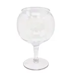 image of GET SW-1550-CL Schooner Goblet, 53 Oz Clear Polycarbonate, 6" Dia x 8.5" H, NSF - Dozen