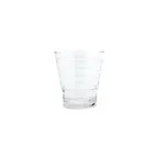 image of GET SW-1712-CL Rocks Tumbler, 12 Oz., Clear Ribbed, 3-5/8"x4" H, SAN Plastic, BPA Free - Dozen