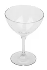 image of GET SW-2014-CL - Clear Tritan Martini Glass 4\" x 5-4/7\" H, 6 Oz (9 Oz Rim), 8 Oz, BPA Free - Dozen