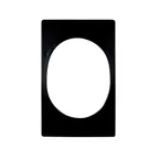image of GET T0B17-MOD Bugambilia Single Tile, 21-11/16" x 13-1/4" Aluminum,, Oval Opening for TFOD04