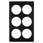 image of GET T0B18-MOD Bugambilia® Tile, 21-11/16" x 13-1/4" Aluminum Resin Coated, Six Openings for IR012