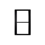 image of GET T0B2WW Bugambilia® Single Tile, 21-11/16" x 13-1/4" Cast Aluminum with Resin Coating, Solid White