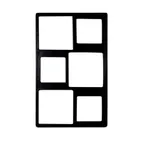 image of GET T0B3-MOD Bugambilia Tile, 21-11/16" x 13-1/4" Aluminum,, Openings IS012/IS013/IS014