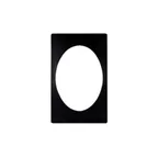 image of GET T0B5ST Bugambilia® Tile Inset, 21-11/16" x 13-1/4", Aluminum, Grays, Oval Opening for CO006