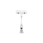 image of GET TAGV07 Sign Holder, 3"W x 6-1/2"H, Extended Clip, Clear Polycarbonate