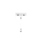 image of GET TAGV14 Sign Holder, 3"W x 6-1/2"H Extended, Magnetic Clip, Clear Polycarbonate
