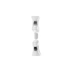 image of GET TAGV37 Elite Global Solutions Sign Holder, 3/4"W x 3-3/4"H, Double Clip On, Polycarbonate, Clear