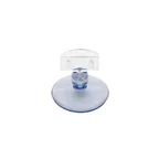 image of GET TAGV42 Elite Global Sign Holder, 1-1/2" Height, 1-4" Width, Clear Polycarbonate, Suction Cup