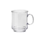 image of GET TM-1308-CL - 8 Oz Clear Tritan Mug, 3.25" Dia x 3.75" Deep, Stackable, Dishwasher Safe - Dozen