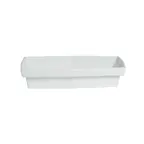 image of GET TPUD02-MOD Buffet Platter, 34 oz, 10" L × 6-1/2" W, 2-3/8" Deep Rectangular Aluminum Resin