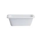 image of GET TPUD43CH Bugambilia Food Pan – 1/4, 40.58 Oz., 9.06"L x 5.51"W, 3", Cast Aluminum, Chocolate