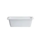 image of GET TPUD47YW Bugambilia Food Pan, 1/3 Size, 97.73 oz (11.65" L x 6.38" W x 5" D) Yellow Aluminum