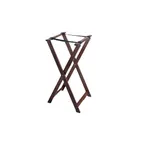 image of GET TSW-103 Tray Stand, 31-1/2" High Mahogany Hardwood, Wood Construction, Waitress Serving Supply
