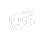 image of GET W81224-W Wire Shelf Divider, 24L x 8W x 12H, White Epoxy Coated Metal Wire