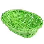 image of GET WB-1503-G Clipper Mill Polyweave Basket, 9" x 6-3/4" x 2-1/2", Polypropylene, Dishwasher‑Safe