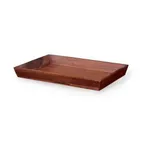 image of GET WB-1812WD-W Urban Renewal Tray, 18-1/4" x 12" x 2"H, Rectangular, Walnut Wood, Brown