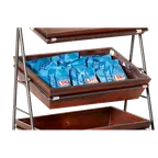 image of GET WB-1814WD-W Urban Renewal Tray, 18-1/4" x 12" x 4"H, Rectangular, Walnut Wood, Brown