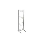 image of GET WB-311-MG Floor Stand, 11-3/4" X 10-1/2" X 35-1/4", 3-Tier, 3 Baskets, Powder Coated Iron, Grey