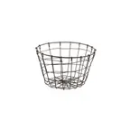 image of GET WB-316-MG Urban Renewal Breeze Basket, 8" Round, 5" Height, Powder Coated Iron, Metal Grey