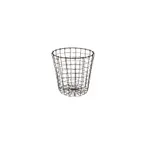 image of GET WB-317-MG Urban Renewal Breeze Basket - 8" x 8" H, Round, Powder Coated Iron, Metal Grey