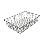 image of GET WB-954-SV Clipper Mill Pop Pastry Basket, 18" x 12" x 4"H, Rectangular Wire, Metal, Silver