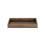 image of GET WD-13-ASH Taproot™ Serving Tray – Ash Wood, Beige, 14-1/4" x 9-1/2" x 1-3/4" H, Handles