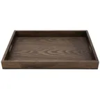 image of GET WD-19-ASH Taproot™ Serving Tray, 19.75" x 14.75" x 1.75"H, Rectangular, Ash Wood, Brown