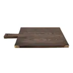 image of GET WD-2-ASH Taproot Serving Board – 13" x 9-1/2" Rectangular Ash Wood Plate with Handle
