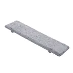 image of GET WDR109 Cheforward Wonder Tray, 15 7/10"L x 3 15/16"W, Rectangular Melamine, Grays