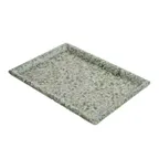 image of GET WDR204 Cheforward Wonder Tray, 9-3/5"L x 6-4/5"W, Rectangular, Melamine, Terrazzo Emerald