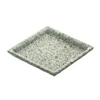 image of GET WDR205 Cheforward Wonder Tray, 6.7"L x 6.7"W, Square, Melamine, Terrazzo Emerald, Dishwasher Safe