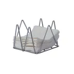 image of GET WIRNPK-5 Urban Renewal Napkin Holder, 5" x 5" Square Wire Chrome Plated