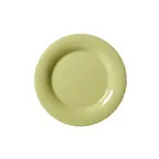 image of GET WP-10-AV Diamond Harvest Plate, 10.5" Round Wide Rim Melamine Green Dishwasher‑Safe - 1 Dozen