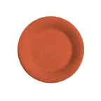 image of GET WP-10-RO Diamond Mardi Gras Plate, 10½" Round Wide Rim Melamine Orange BPA‑Free NSF - 1 Dozen